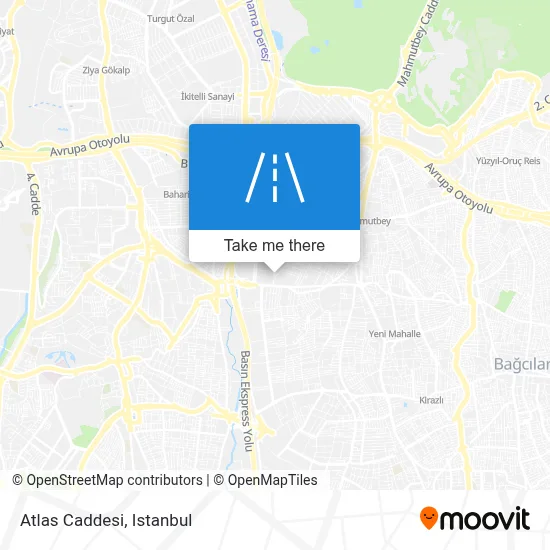 Atlas Caddesi map