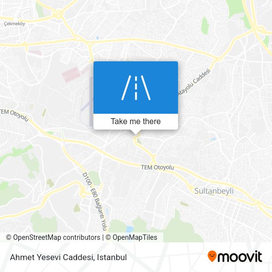 Ahmet Yesevi Caddesi map