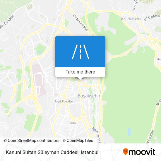 Kanuni Sultan Süleyman Caddesi map