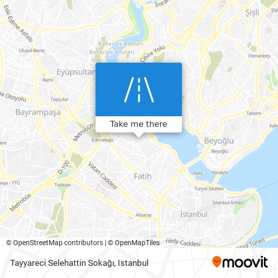 Tayyareci Selehattin Sokağı map