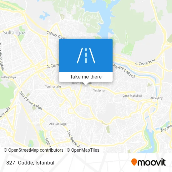 827. Cadde map