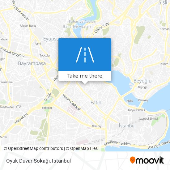 Oyuk Duvar Sokağı map