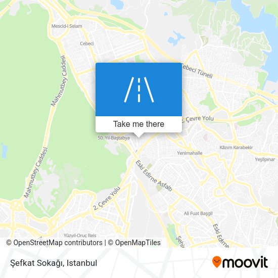 Şefkat Sokağı map