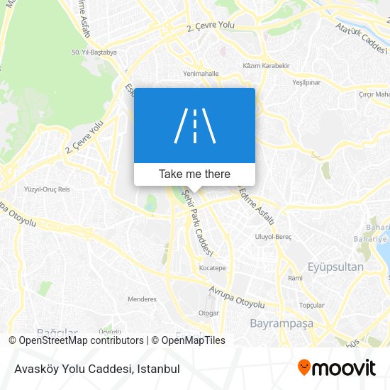 Avasköy Yolu Caddesi map