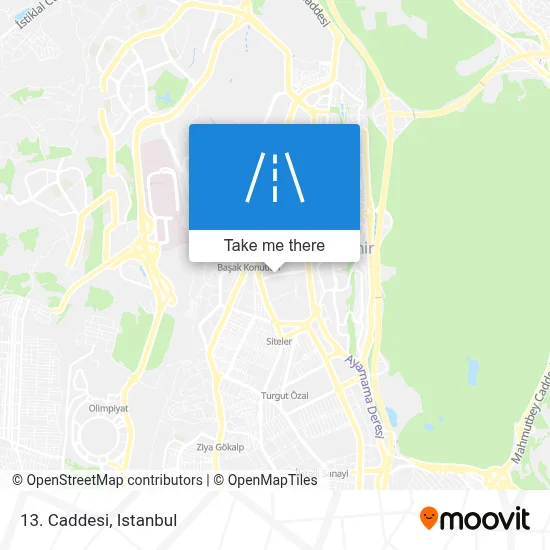 13. Caddesi map