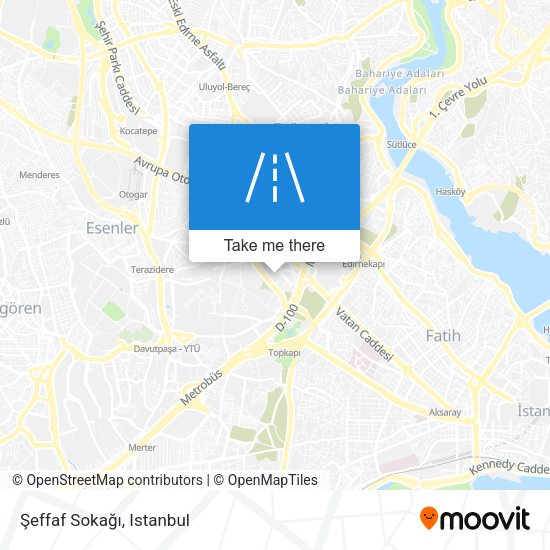 Şeffaf Sokağı map