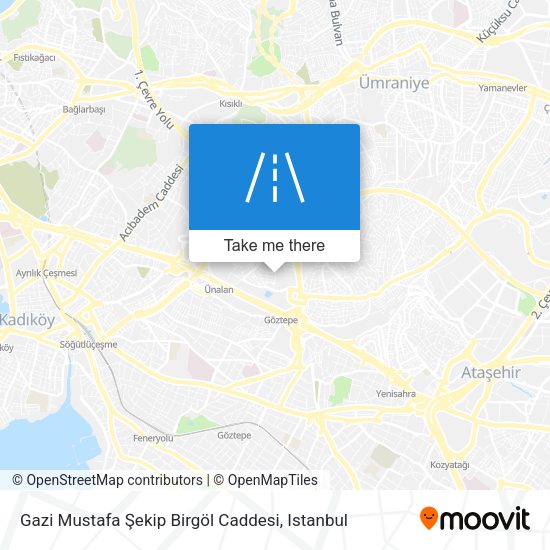 Gazi Mustafa Şekip Birgöl Caddesi map