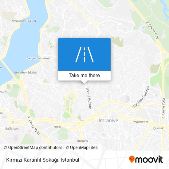 Kırmızı Karanfil Sokağı map