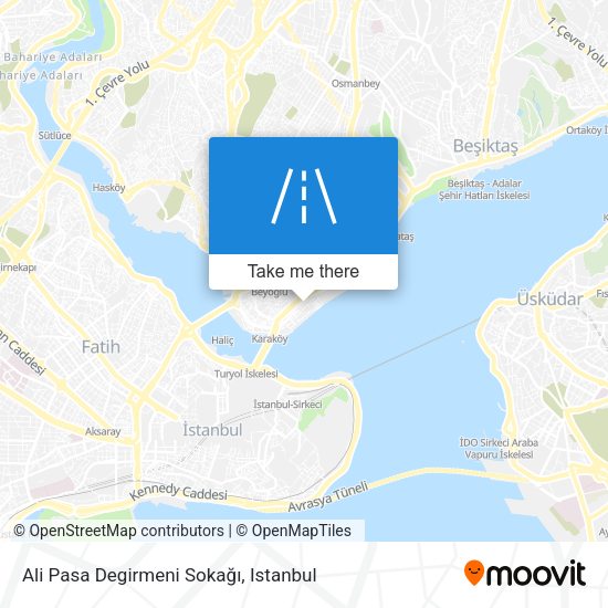 Ali Pasa Degirmeni Sokağı map