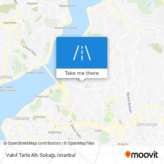 Vakıf Tarla Altı Sokağı map