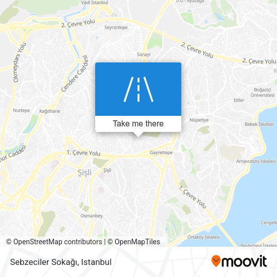Sebzeciler Sokağı map