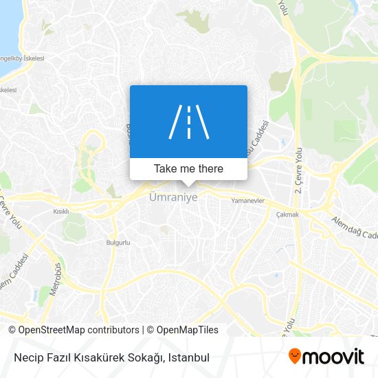 Necip Fazıl Kısakürek Sokağı map