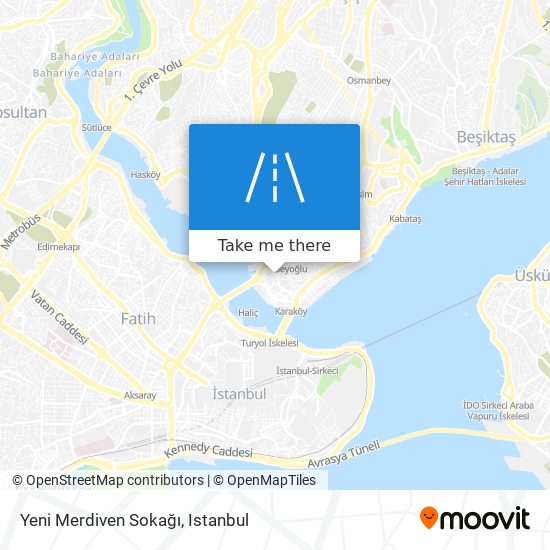 Yeni Merdiven Sokağı map