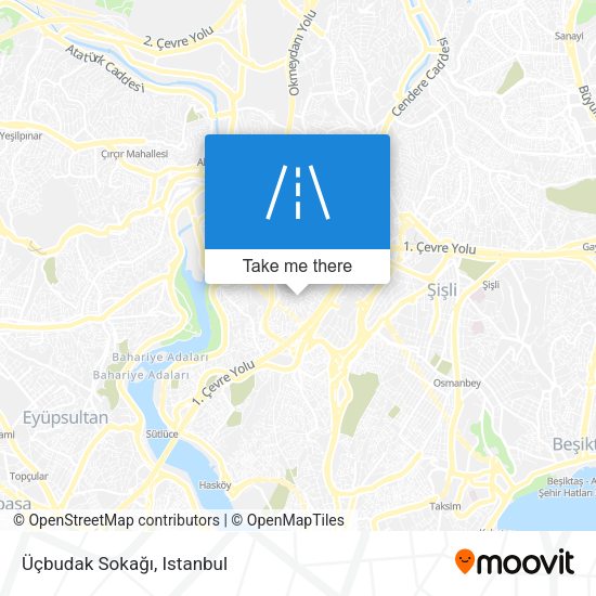 Üçbudak Sokağı map