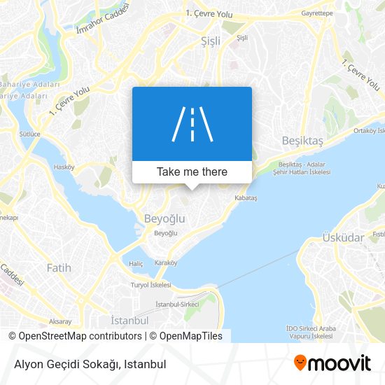 Alyon Geçidi Sokağı map