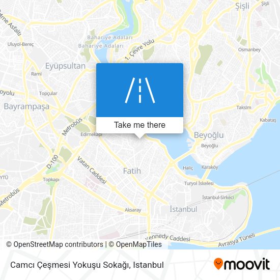 Camcı Çeşmesi Yokuşu Sokağı map