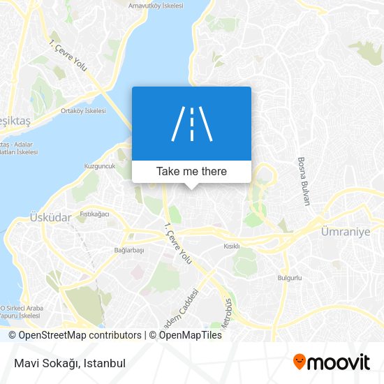 Mavi Sokağı map