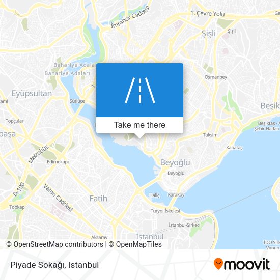 Piyade Sokağı map
