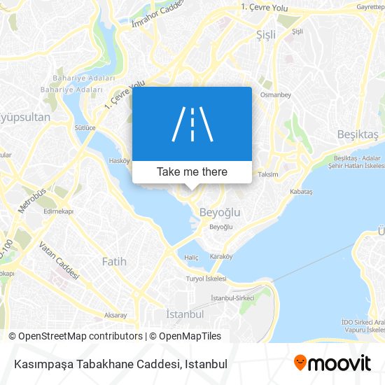 Kasımpaşa Tabakhane Caddesi map