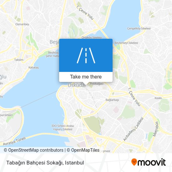 Tabağın Bahçesi Sokağı map
