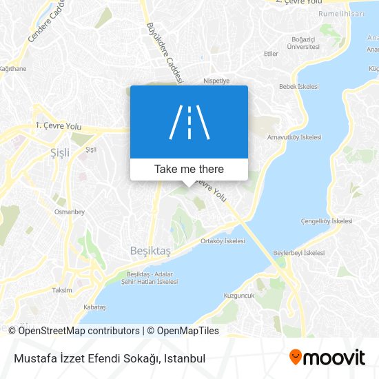 Mustafa İzzet Efendi Sokağı map