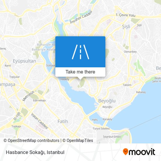 Hasbance Sokağı map
