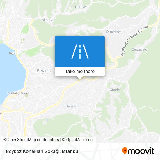 Beykoz Konakları Sokağı map