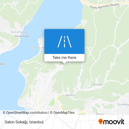 Sakin Sokağı map