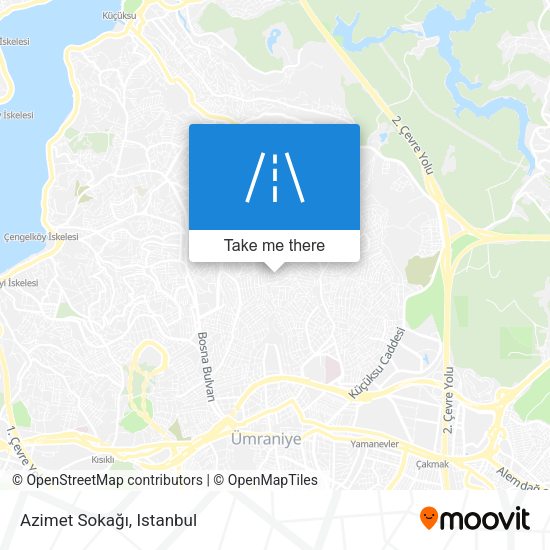 Azimet Sokağı map