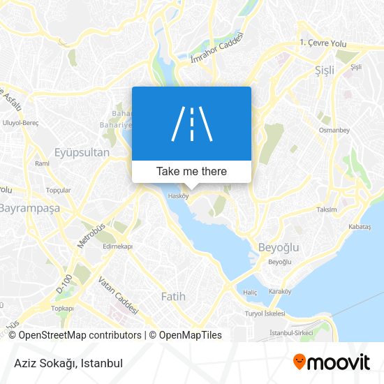 Aziz Sokağı map