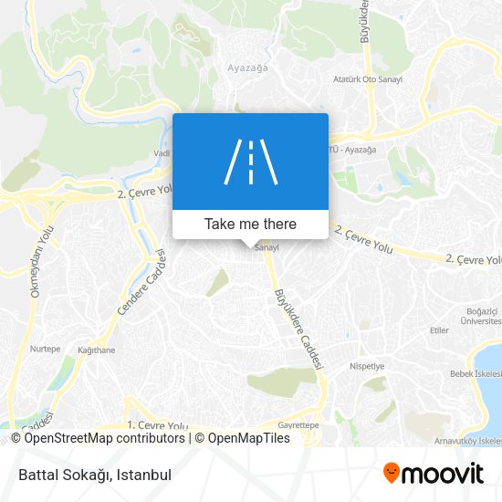Battal Sokağı map