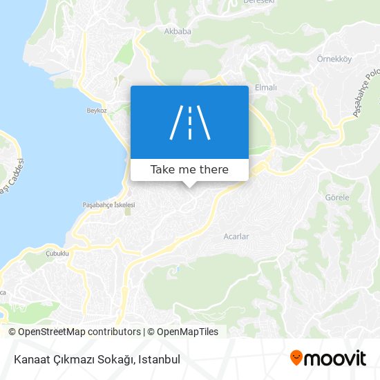 Kanaat Çıkmazı Sokağı map