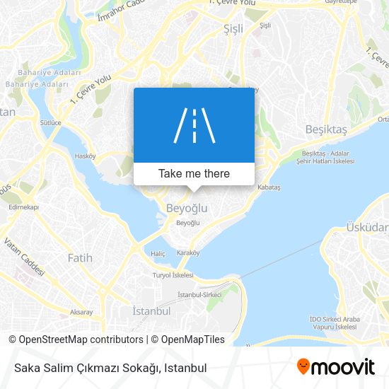 Saka Salim Çıkmazı Sokağı map