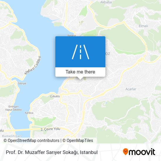 Prof. Dr. Muzaffer Sarıyer Sokağı map
