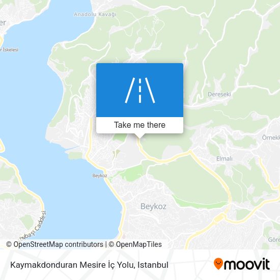 Kaymakdonduran Mesire İç Yolu map