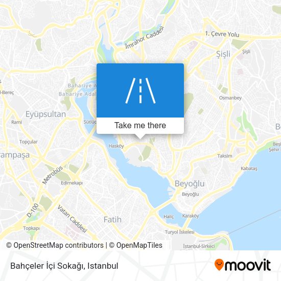 Bahçeler İçi Sokağı map