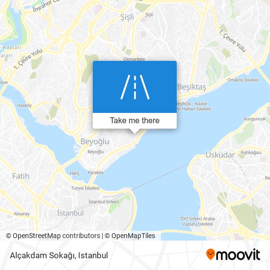 Alçakdam Sokağı map