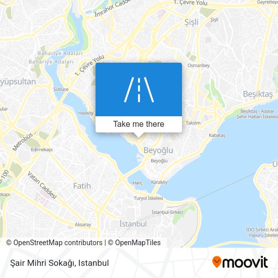 Şair Mihri Sokağı map
