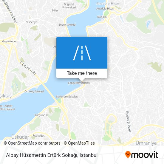 Albay Hüsamettin Ertürk Sokağı map
