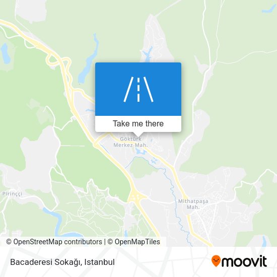 Bacaderesi Sokağı map
