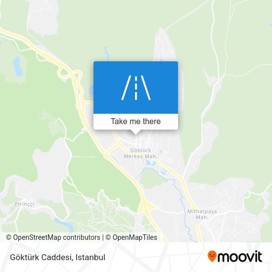 Göktürk Caddesi map