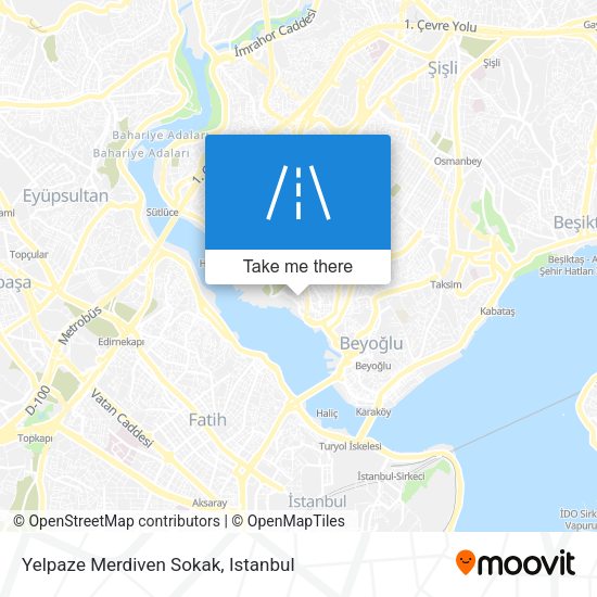 Yelpaze Merdiven Sokak map
