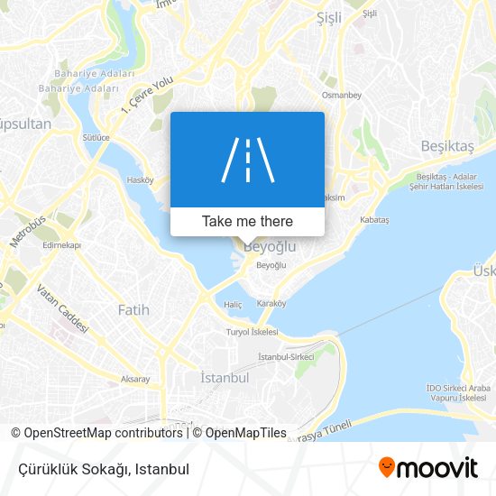 Çürüklük Sokağı map