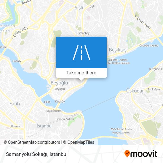 Samanyolu Sokağı map