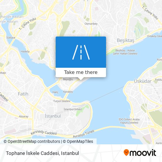 Tophane İskele Caddesi map