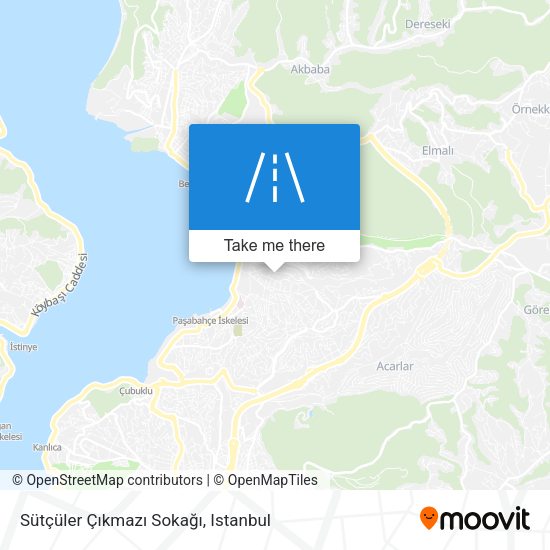 Sütçüler Çıkmazı Sokağı map