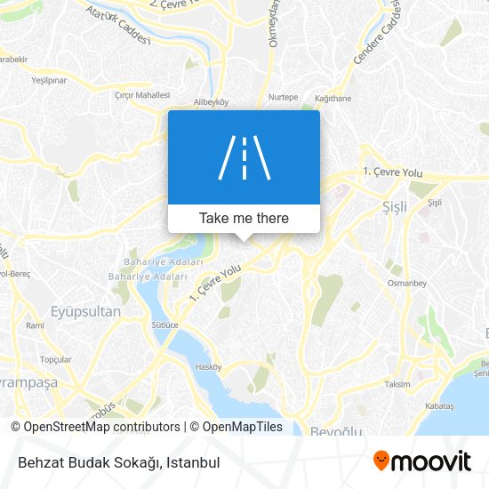 Behzat Budak Sokağı map