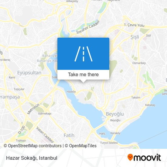 Hazar Sokağı map