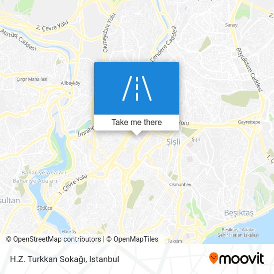 H.Z. Turkkan Sokağı map