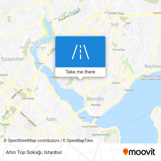 Altın Top Sokağı map